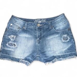 Justice Blue Denim Shorts